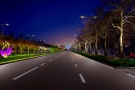 河南省国家大学科技园道路照明灯光动画亮化